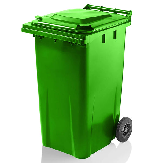 Express Wheelie Bin 240L Litre Green Small Medium Large Council Replacement Garden Waste Rubbish Recycle