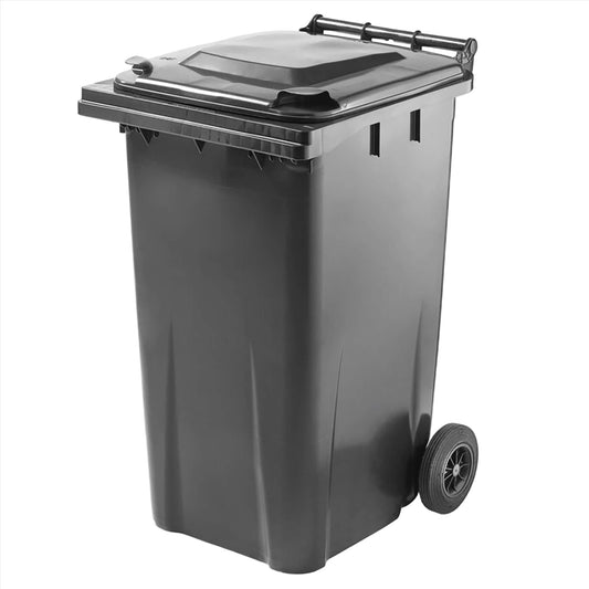 Express Wheelie Bin 240L Litre Grey Black Small Medium Large Council Replacement Waste Rubbish Recycle